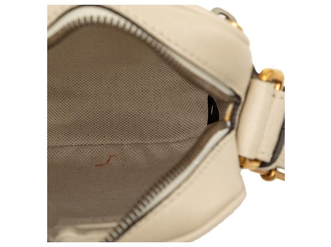 Borsa a tracolla Gucci Logo Print Bianco - vista 4