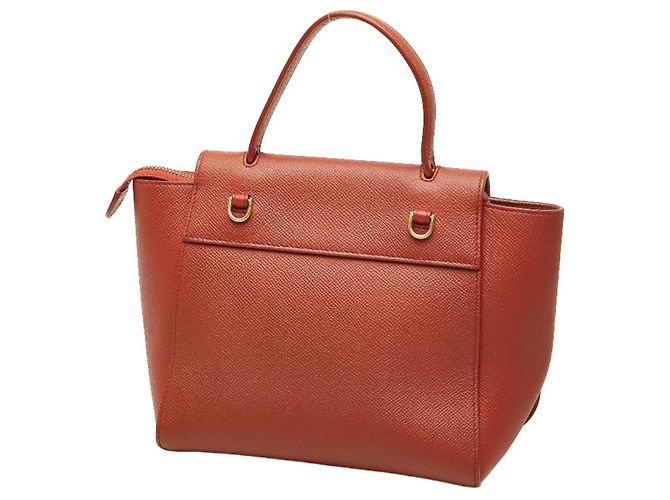 Céline Borsa Celine Belt Bag Nano Catfish Marrone - vista 2