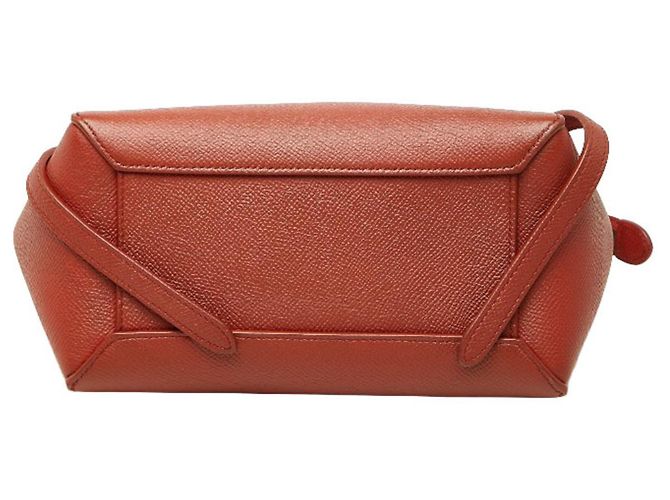 Céline Borsa Celine Belt Bag Nano Catfish Marrone - vista 3