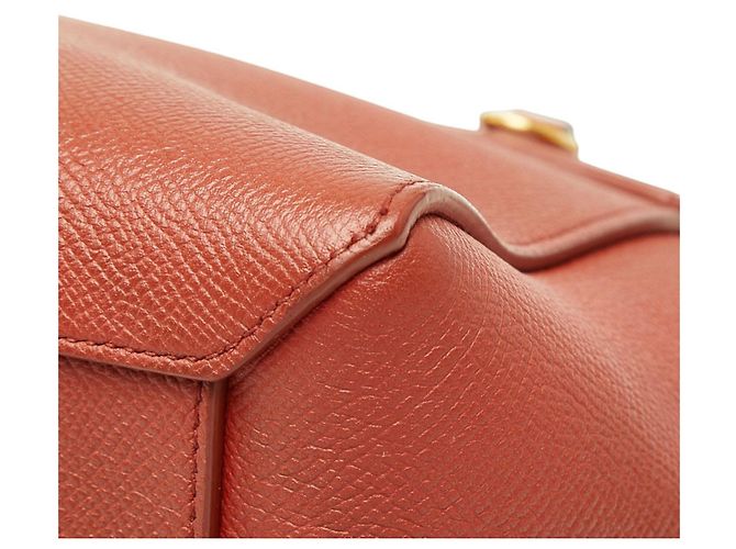 Céline Borsa Celine Belt Bag Nano Catfish Marrone - vista 6