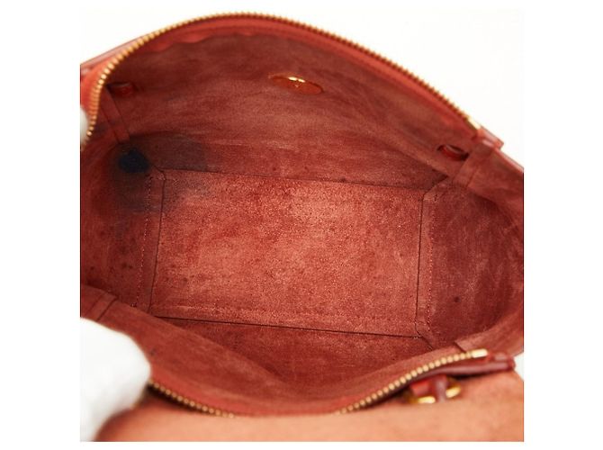 Céline Borsa Celine Belt Bag Nano Catfish Marrone - vista 8