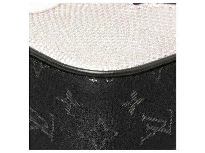 Borsa Louis Vuitton Monogram Satin Pochette Contes de Fées Nero - vista 5