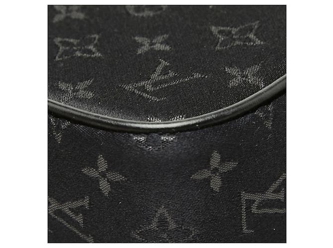 Borsa Louis Vuitton Monogram Satin Pochette Contes de Fées Nero - vista 6