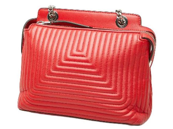 Borsa a tracolla Fendi Click Chain Rosso - vista 2