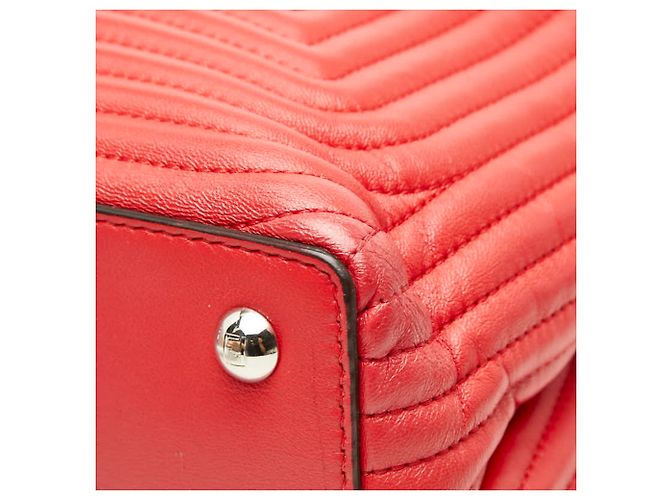 Borsa a tracolla Fendi Click Chain Rosso - vista 6