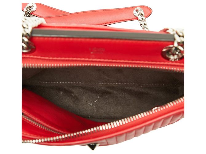 Borsa a tracolla Fendi Click Chain Rosso - vista 8