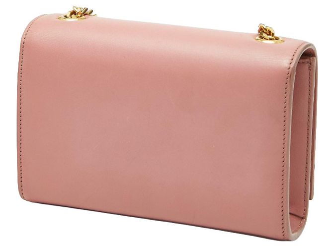 Saint Laurent YSL Monogram Classic Kate Small Mini Chain Shoulder Bag Rosa - vista 2