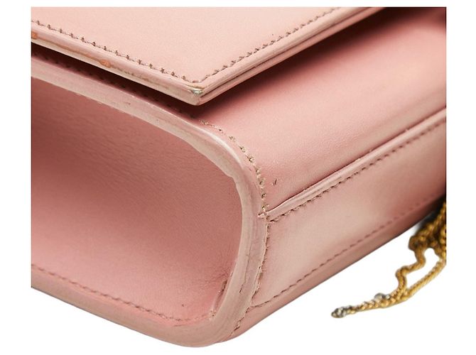Saint Laurent YSL Monogram Classic Kate Small Mini Chain Shoulder Bag Rosa - vista 4