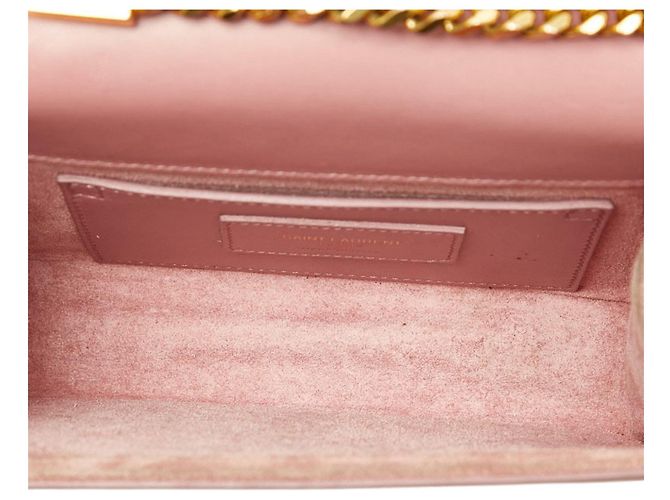 Saint Laurent YSL Monogram Classic Kate Small Mini Chain Shoulder Bag Rosa - vista 9