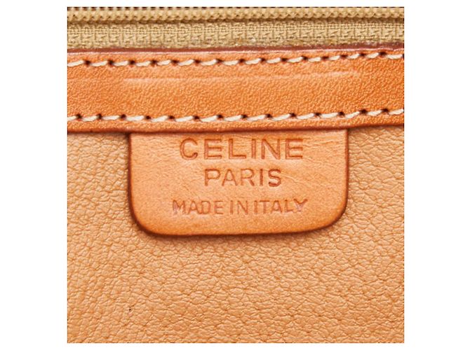 Céline Bolso Celine Macadam en cuero marrón Castaño - vista 11