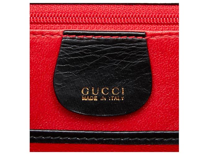 Borsa a mano e a tracolla Gucci Bamboo Nero - vista 11