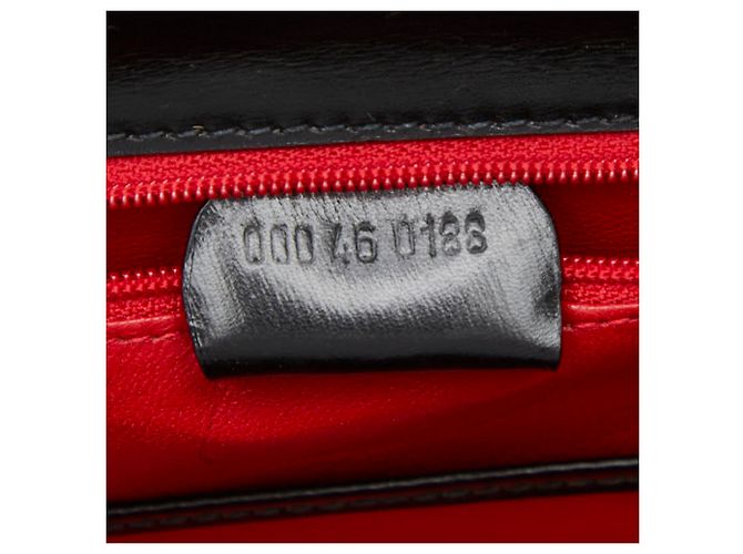 Borsa a mano e a tracolla Gucci Bamboo Nero - vista 12