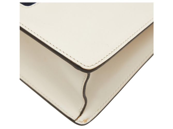 Borsa a mano Gucci Sherry Line Sylvie Bianco Crudo - vista 6
