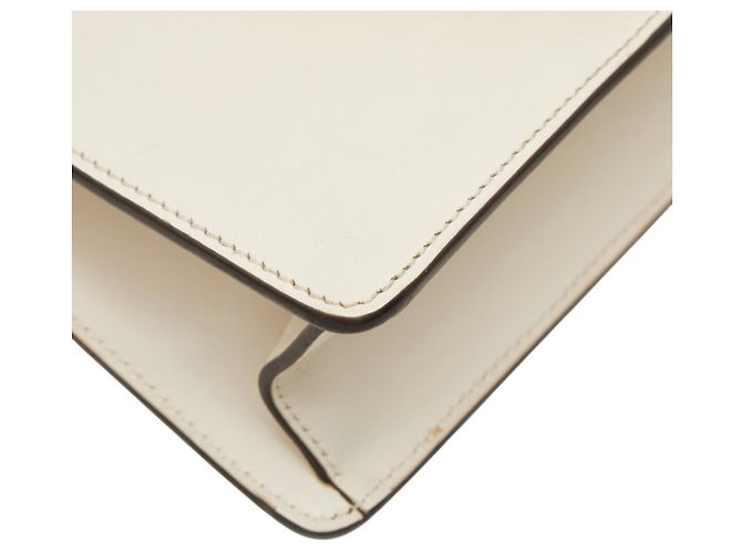 Borsa a mano Gucci Sherry Line Sylvie Bianco Crudo - vista 7