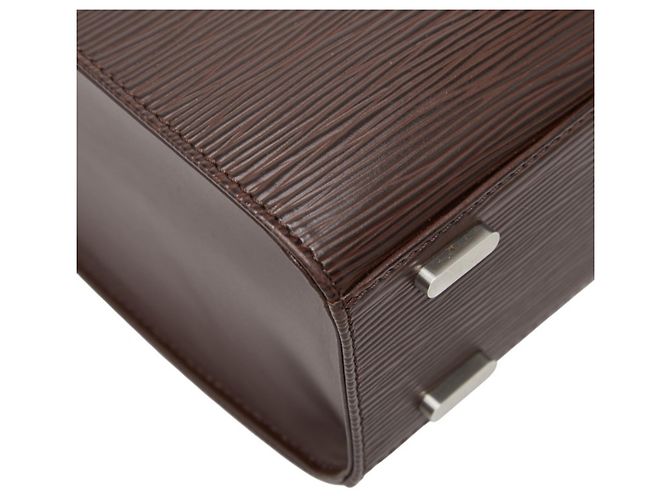 Borsa Louis Vuitton Epi Figari PM Marrone - vista 7