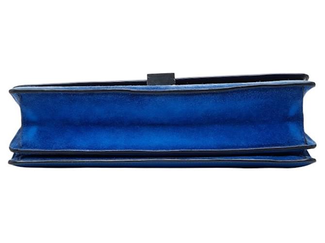 Céline Borsa a spalla Celine Logo Chain Blu - vista 3