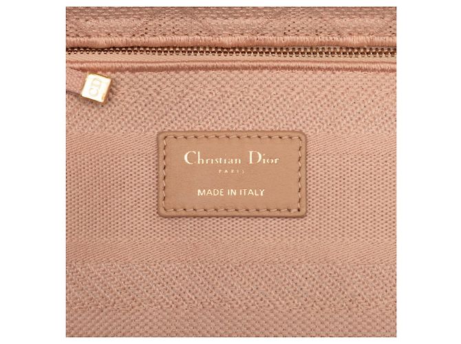 Borsa a mano media Christian Dior Dior Cannage Lady D-Lite Rosa - vista 6