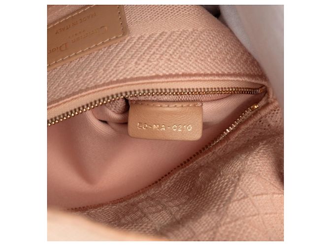 Borsa a mano media Christian Dior Dior Cannage Lady D-Lite Rosa - vista 7