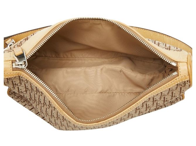 Borsa a tracolla Christian Dior Dior Trotter Beige - vista 10