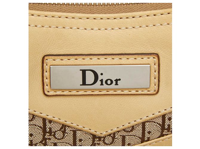 Borsa a tracolla Christian Dior Dior Trotter Beige - vista 11