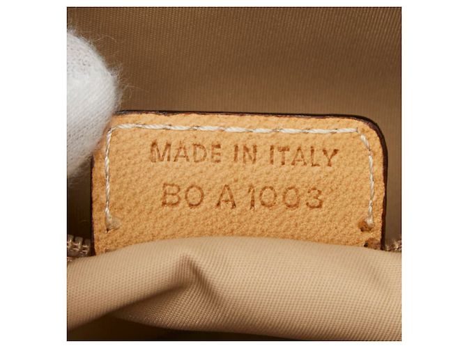 Borsa a tracolla Christian Dior Dior Trotter Beige - vista 13