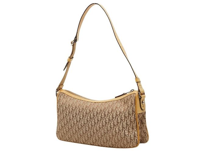 Borsa a tracolla Christian Dior Dior Trotter Beige - vista 2