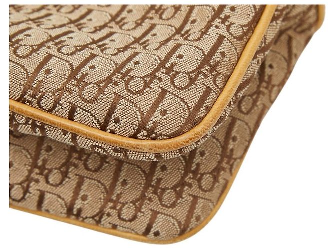 Borsa a tracolla Christian Dior Dior Trotter Beige - vista 6