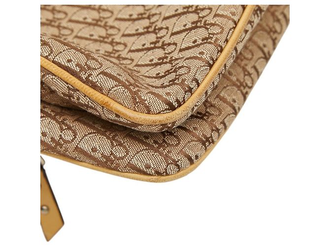 Borsa a tracolla Christian Dior Dior Trotter Beige - vista 7
