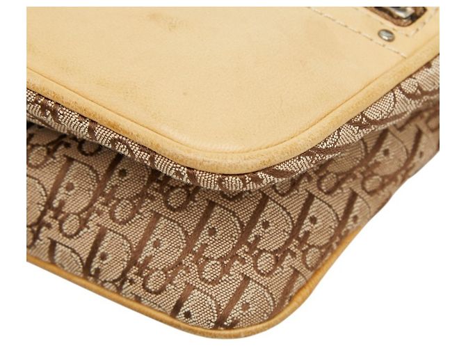Borsa a tracolla Christian Dior Dior Trotter Beige - vista 8