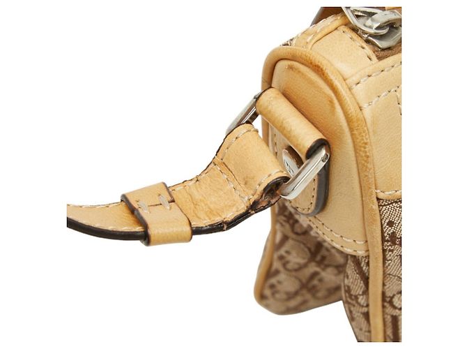 Borsa a tracolla Christian Dior Dior Trotter Beige - vista 9
