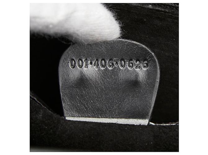 Borsa a tracolla in pelle nera Gucci Nero - vista 11