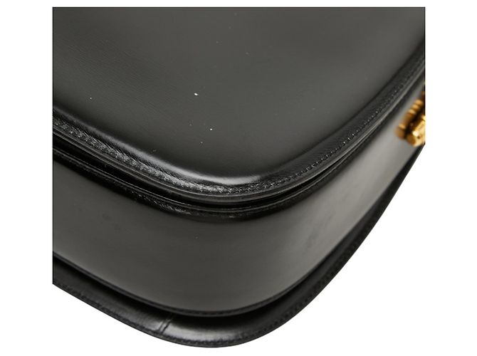 Borsa a tracolla in pelle nera Gucci Nero - vista 3