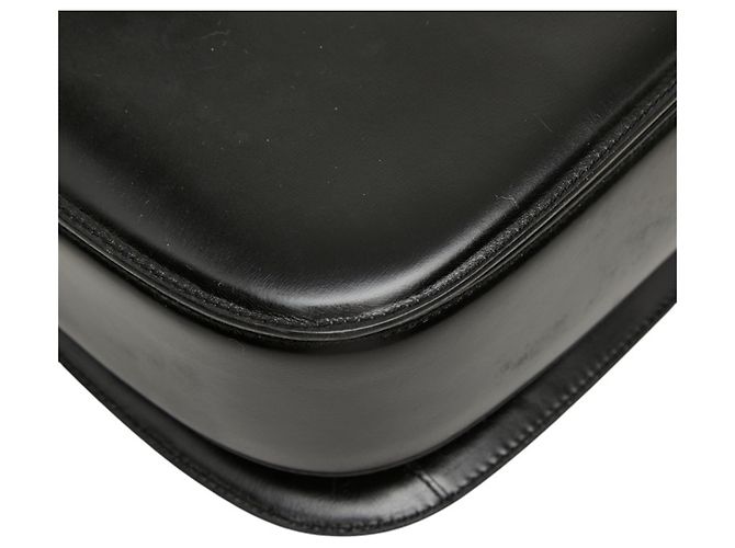 Borsa a tracolla in pelle nera Gucci Nero - vista 5