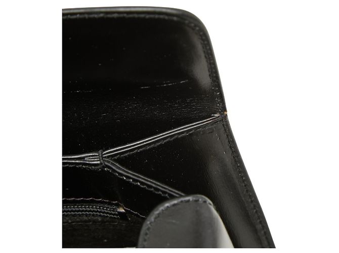 Borsa a tracolla in pelle nera Gucci Nero - vista 7