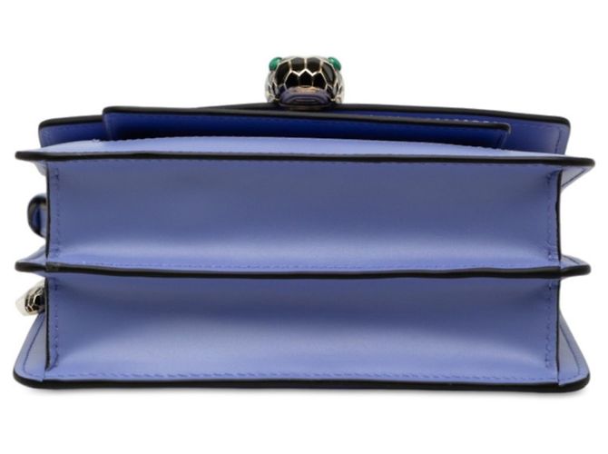 Bulgari Borsa a tracolla e spalla con catena Bvlgari Serpenti Forever Porpora - vista 3
