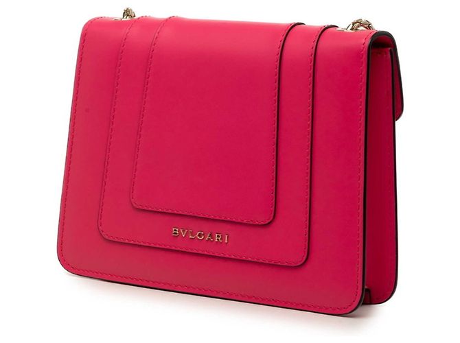 Bulgari Borsa a tracolla e spalla con catena Bvlgari Serpenti Forever Rosa - vista 2