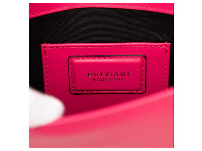 Bulgari Borsa a tracolla e spalla con catena Bvlgari Serpenti Forever Rosa - vista 5