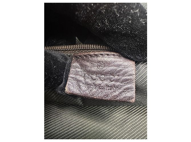 Borsa Tote Gucci Bamboo Horsebit Marrone Rosa Beige - vista 15