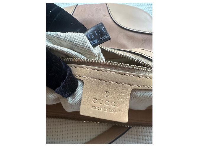 Borsa a tracolla Gucci Monogram Heart Rosa Beige - vista 15