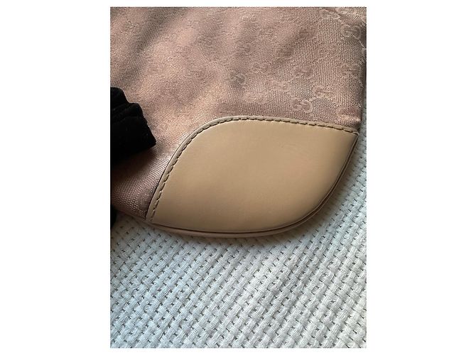 Borsa a tracolla Gucci Monogram Heart Rosa Beige - vista 5