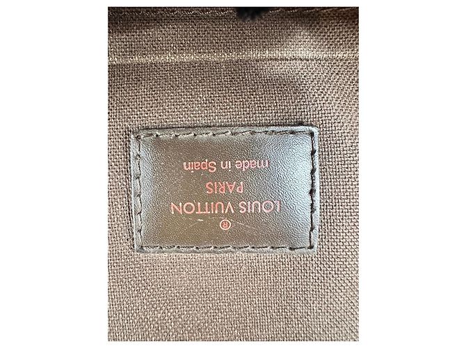 Borsa a Tracolla Louis Vuitton Damier Ebene Greenwich Marrone - vista 11