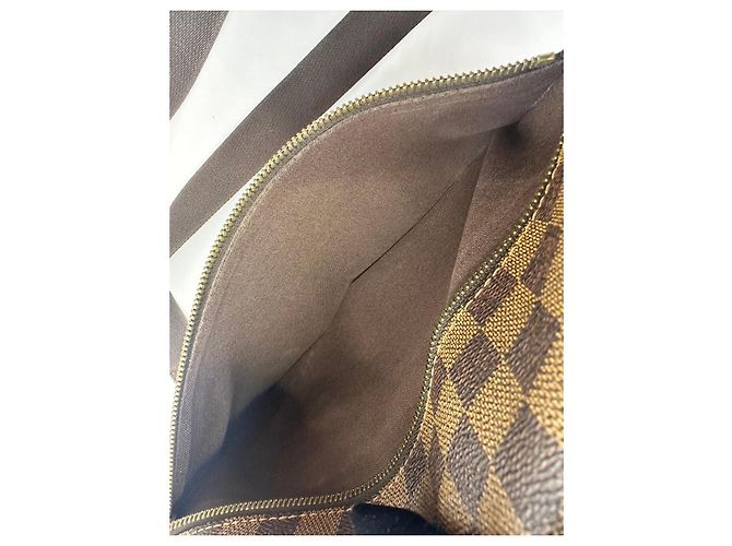 Borsa a Tracolla Louis Vuitton Damier Ebene Greenwich Marrone - vista 13