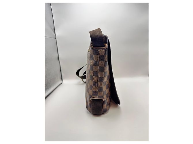 Borsa a Tracolla Louis Vuitton Damier Ebene Greenwich Marrone - vista 16