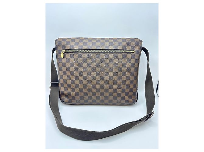Borsa a Tracolla Louis Vuitton Damier Ebene Greenwich Marrone - vista 2