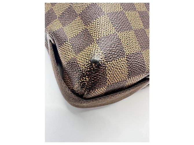Borsa a Tracolla Louis Vuitton Damier Ebene Greenwich Marrone - vista 5