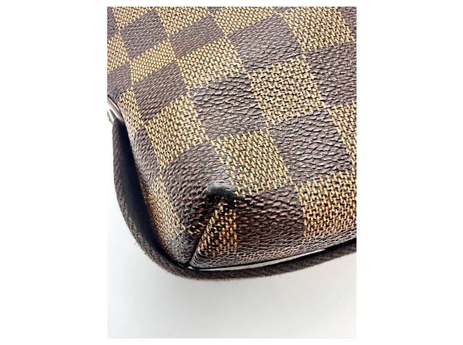 Borsa a Tracolla Louis Vuitton Damier Ebene Greenwich Marrone - vista 7