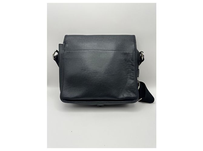 Borsa Messenger Louis Vuitton Taiga Nero - vista 2