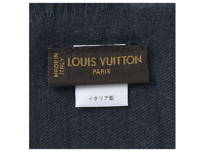 Stola/Sciarpa Louis Vuitton Grigia Marrone - vista 6