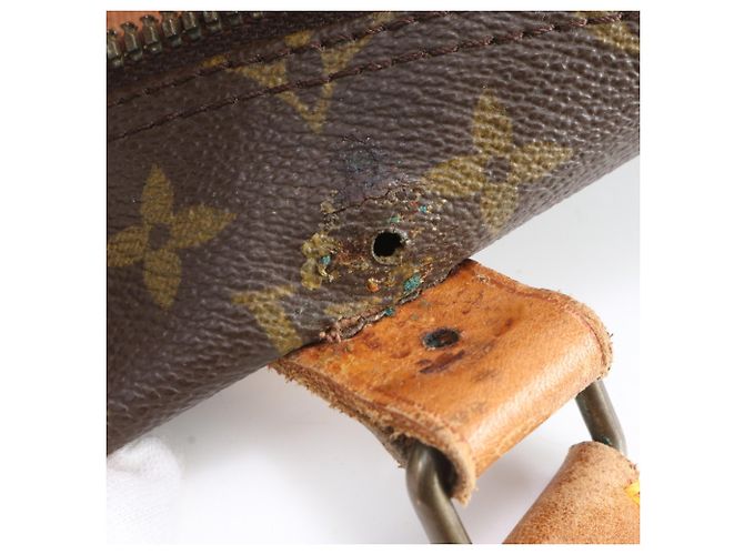 Borsa Boston Louis Vuitton Monogram Keepall 60 Marrone - vista 11
