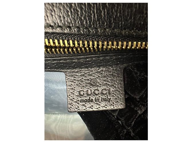 Borsa a tracolla Gucci Sylvie Bee and Star Nero - vista 14